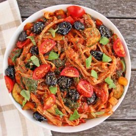 Mediterranean Vegetable Spaghetti