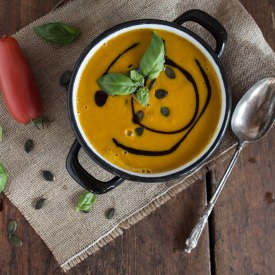 Roasted Squash & Tomato Soup