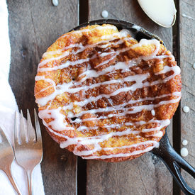 Cinnamon Roll Dutch Baby