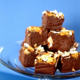 Chocolate Coconut Walnut Fudge