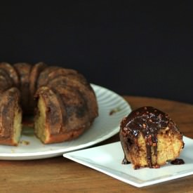 Snickers Bundt Cake