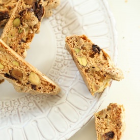 Salted Pistachio Biscotti