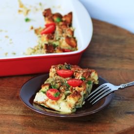Gluten Free Savory Bread Pudding