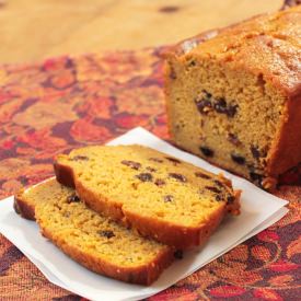Sherry Raisin Pumpkin Bread