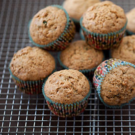 Zucchini Chai Muffins