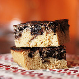 Peanut Butter & Chocolate Cake Bars