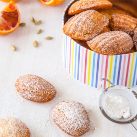 Blood Orange Madeleines