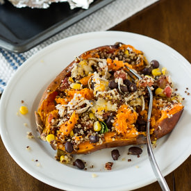 Loaded Southwestern Sweet Potato