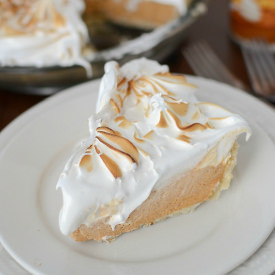 Frozen Pumpkin Meringue Pie
