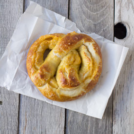 Cheese Swirled Pretzel