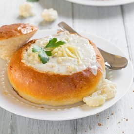 Roasted Cauliflower Soup