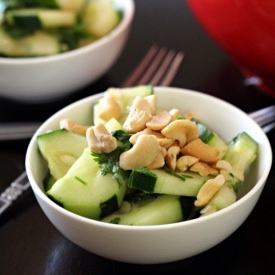 Thai Cucumber & Cashew Salad