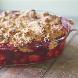 Blackberry Peach Cobbler