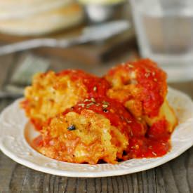 Slow Cooker Lasagna Rolls