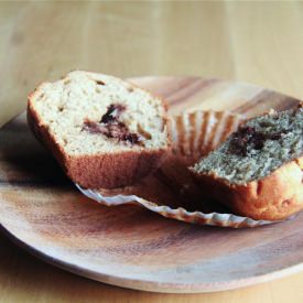PB Banana Chocolate Muffins
