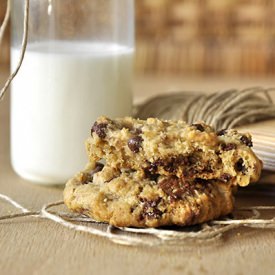 Oatmeal Sesame Butter Cookies