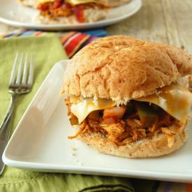 Tex Mex Pulled Chicken Sammie