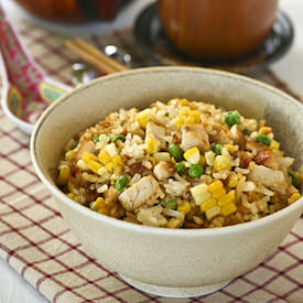 Chicken and Corn Fried Rice