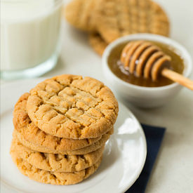 Honey-Peanut Butter Cookies