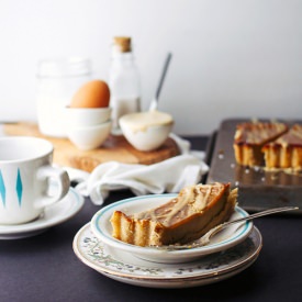 Pumpkin Pie with Salted Molasses