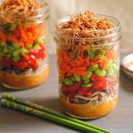 Asian Noodle Salad Jars