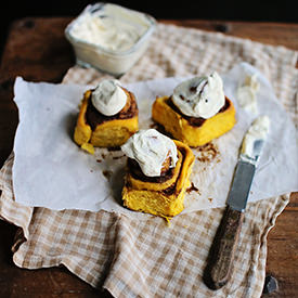 Pumpkin Cinnamon Rolls