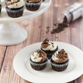 Vegan Mini Swirl Cupcakes