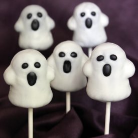 Ghost Cake Pops