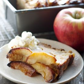 Apple + Maple Bread Pudding