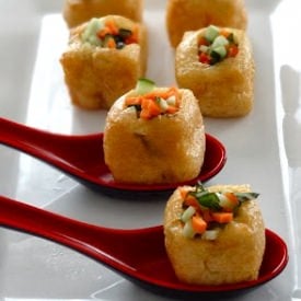 Stuffed Soy Puffs