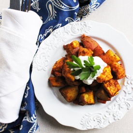 Curry Roasted Vegetables and Paneer