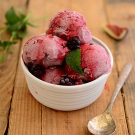 Blackberry Fig Ice Cream