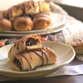 Cherry Cinnamon Roll Ups