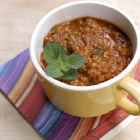 Roasted Vegetable and Quinoa Soup