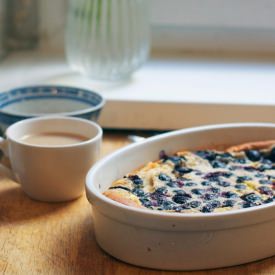 Blueberry Cinnamon Clafoutis