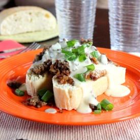 Open Face Breakfast Sandwich