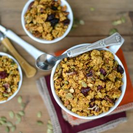 Maple Pecan Pumpkin Granola