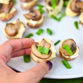 Potatoes with Brie & Mushrooms