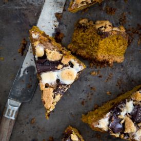 Pumpkin S’mores Bars