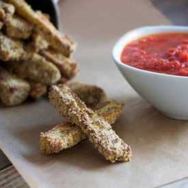 Oven-Baked Eggplant Fries