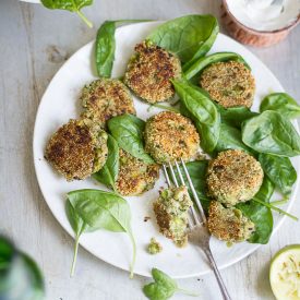 Amaranth Pea Fritters