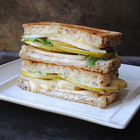Grilled Brie & Pear Sandwich