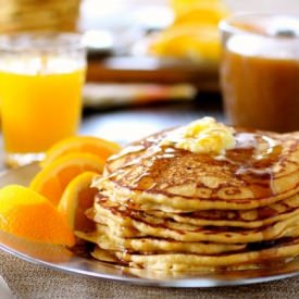 Whole Wheat Orange Pancakes