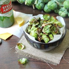 Roasted Brussels Sprouts Chips