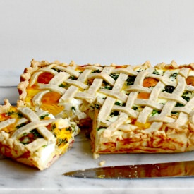 Egg, Bacon and Potato Pie