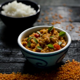 Lentil with Chorizo and Tomatoes