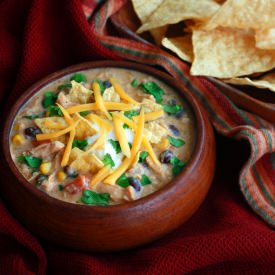 Creamy Chicken Tortilla Soup