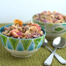 Fall Farro with Sausage and Apples