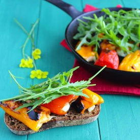 Manchego Stuffed Roasted Mini Bell