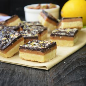 Toffee Lemon Short Breads